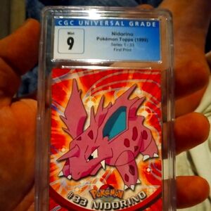 Vintage 1999 TOPPS POKEMON NIDORINO CGC SLAB